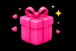 Pink gift box illustration for Anya's gift reminder
