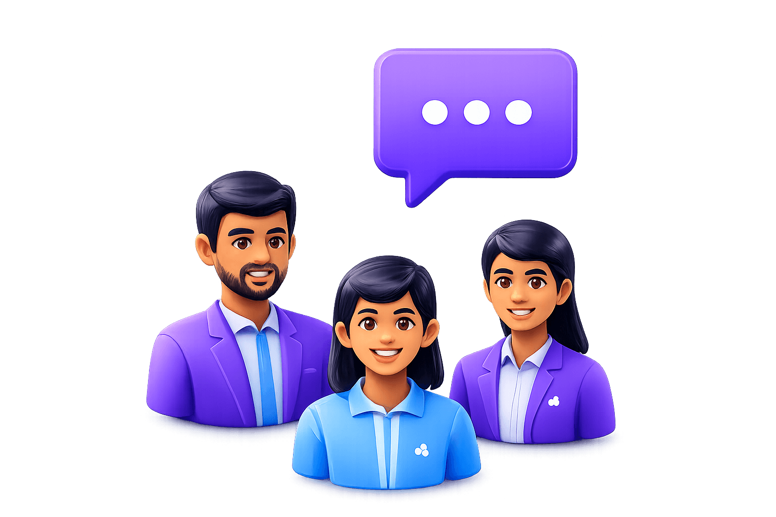Team Collaboration business feature illustration