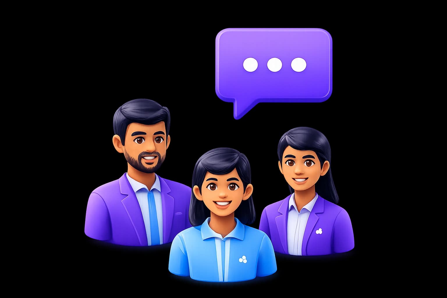 Team Collaboration business feature illustration