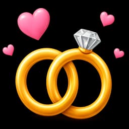 Wedding rings for an upcoming wedding anniversary