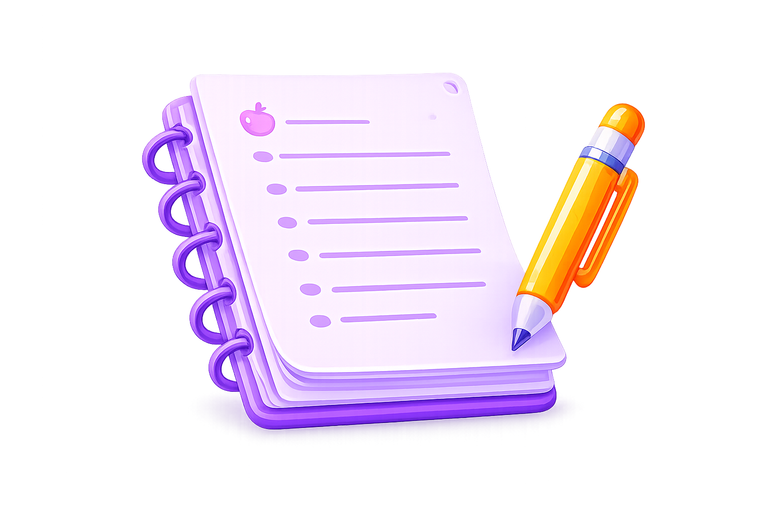 Digital student notes and subject organizer